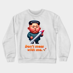 A Mischievous Boy from North Korea Crewneck Sweatshirt